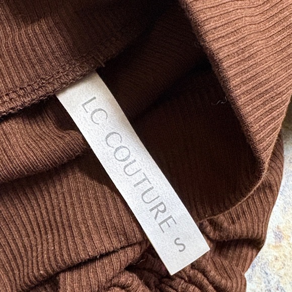 Brown Ruched Tank Top - Picture 4 of 4